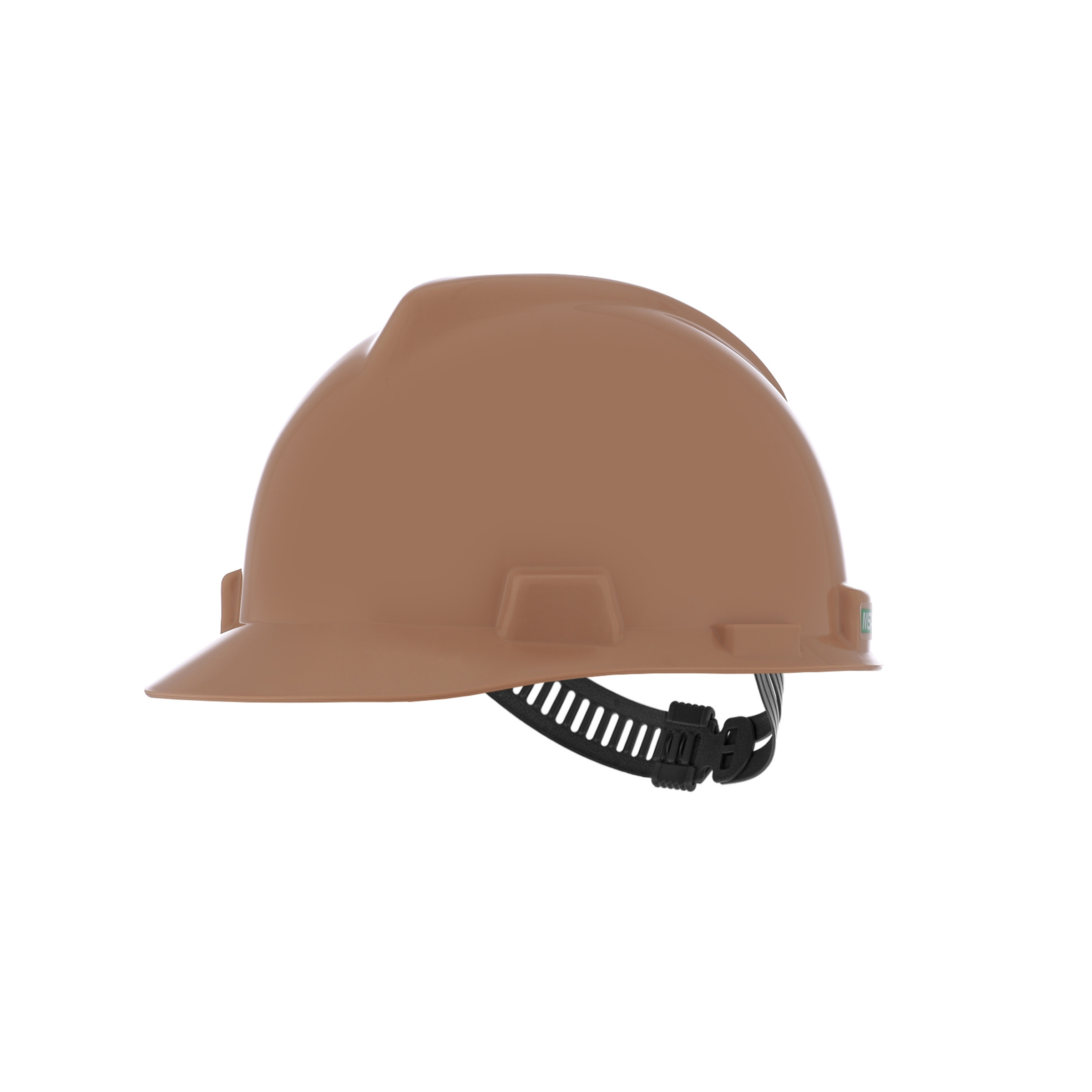 V-Gard Slotted Cap, Tan, w/Staz-On Suspension